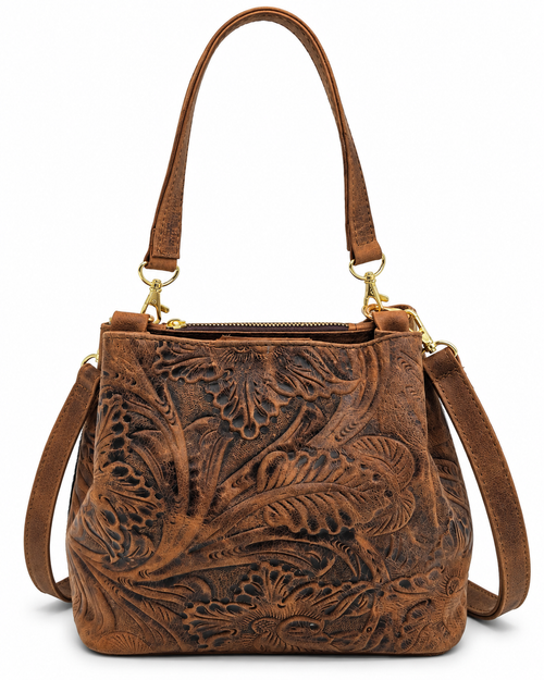 Sierra Hair-On Hide Leather Shoulder & Crossbody Bag