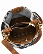 Sierra Hair-On Hide Leather Shoulder & Crossbody Bag